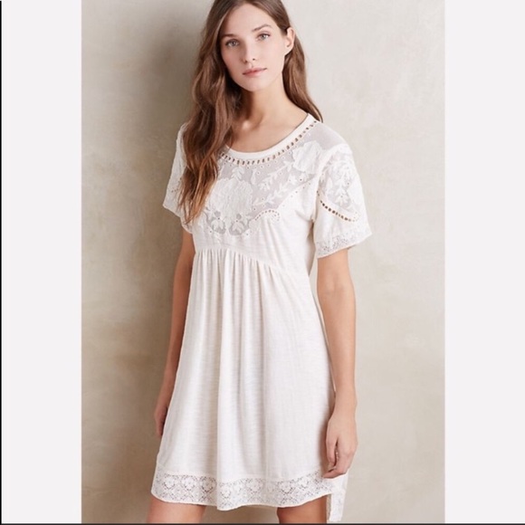 Anthropologie Dresses & Skirts - Anthro Eloise Lace Crochet Dress S